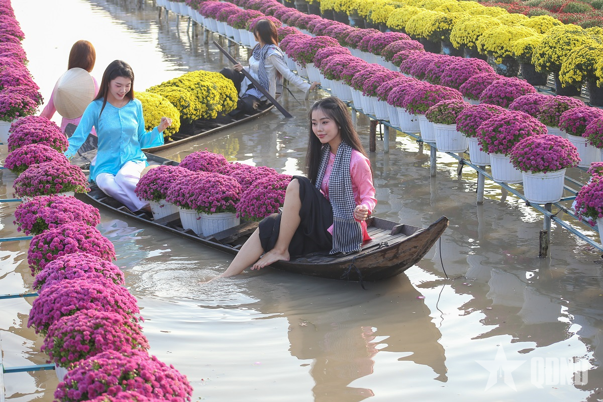 Ống kính bạn đọc: Sa Đéc rực rỡ sắc xuân